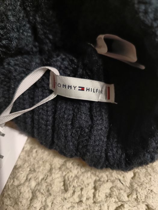 Czapka zimowa Tommy Hilfiger granatowa NOWA
