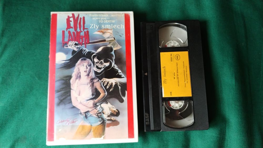 Zły śmiech Evil Laugh VHS Lektor Mega Unikat