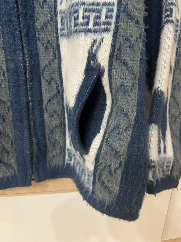 Sweter Ruminahui M wełna alpaka vintage Peru