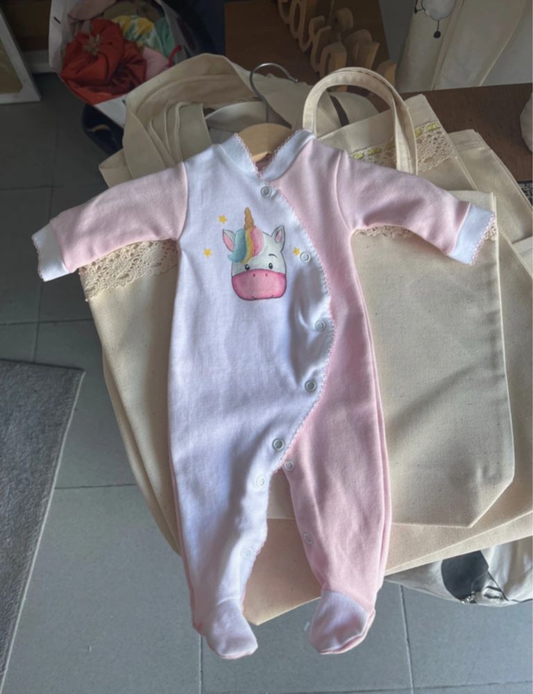 Fato menina cor de rosa