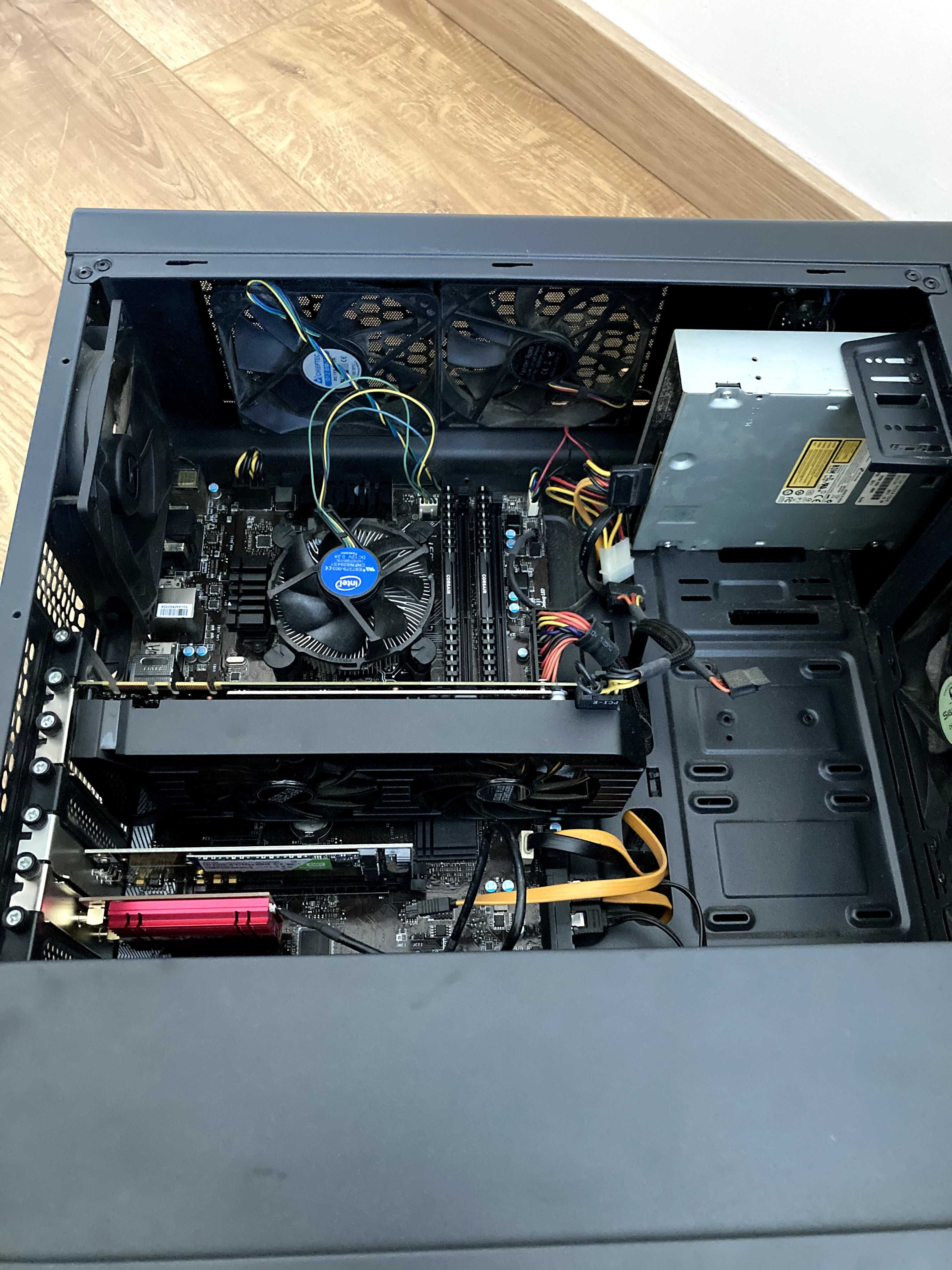 Zestaw komputerowy do gier i pracy – i5-6500, GTX 1070, 16GB RAM,