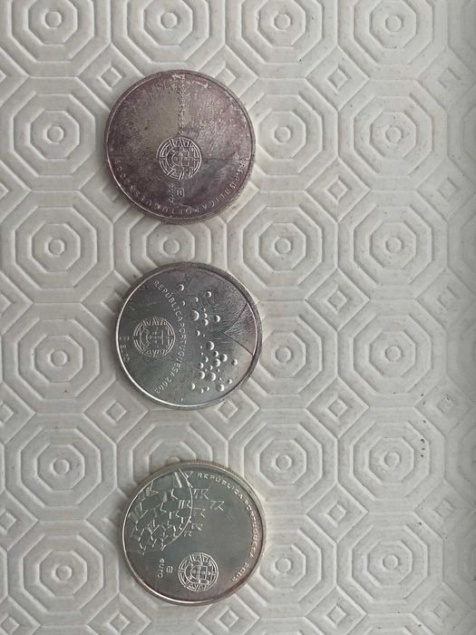 Moedas comemorativas Euro 2004 - prata