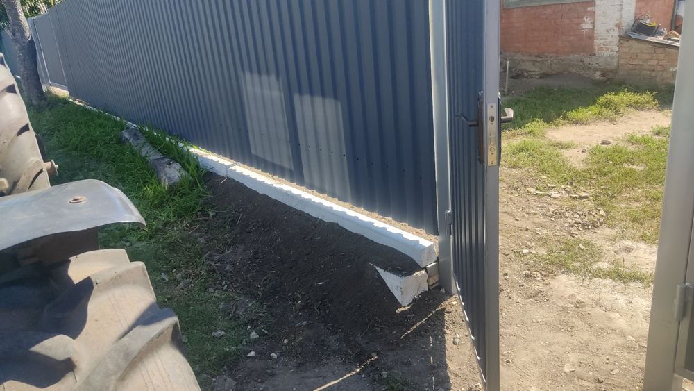 Продам забор з металопрофілю, ворота,калітка