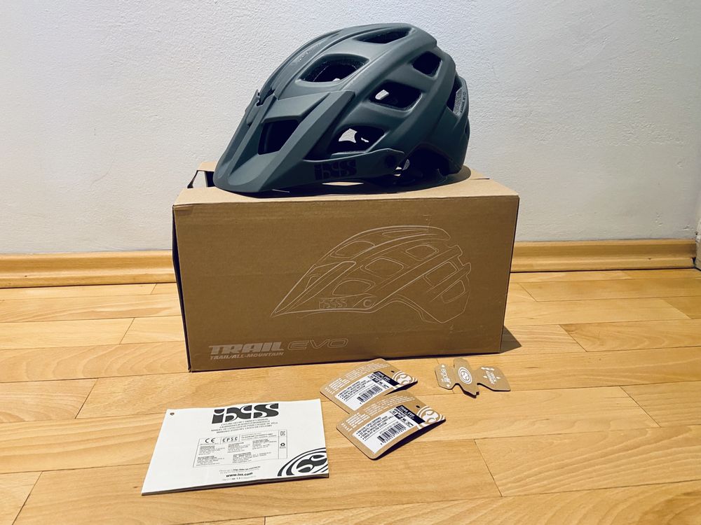 Kask rowerowy IXS Trail EVO enduro MTB z daszkiem roz. S/M 54-58cm