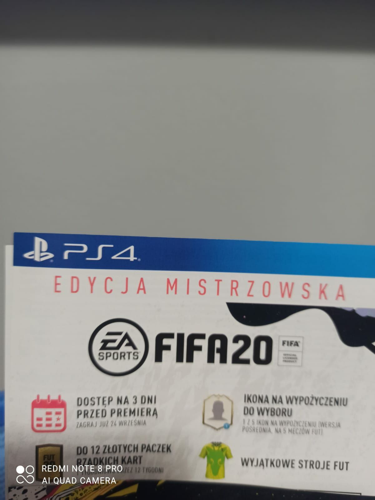 FIFA 20 PS4 Edycja Mistrzowska