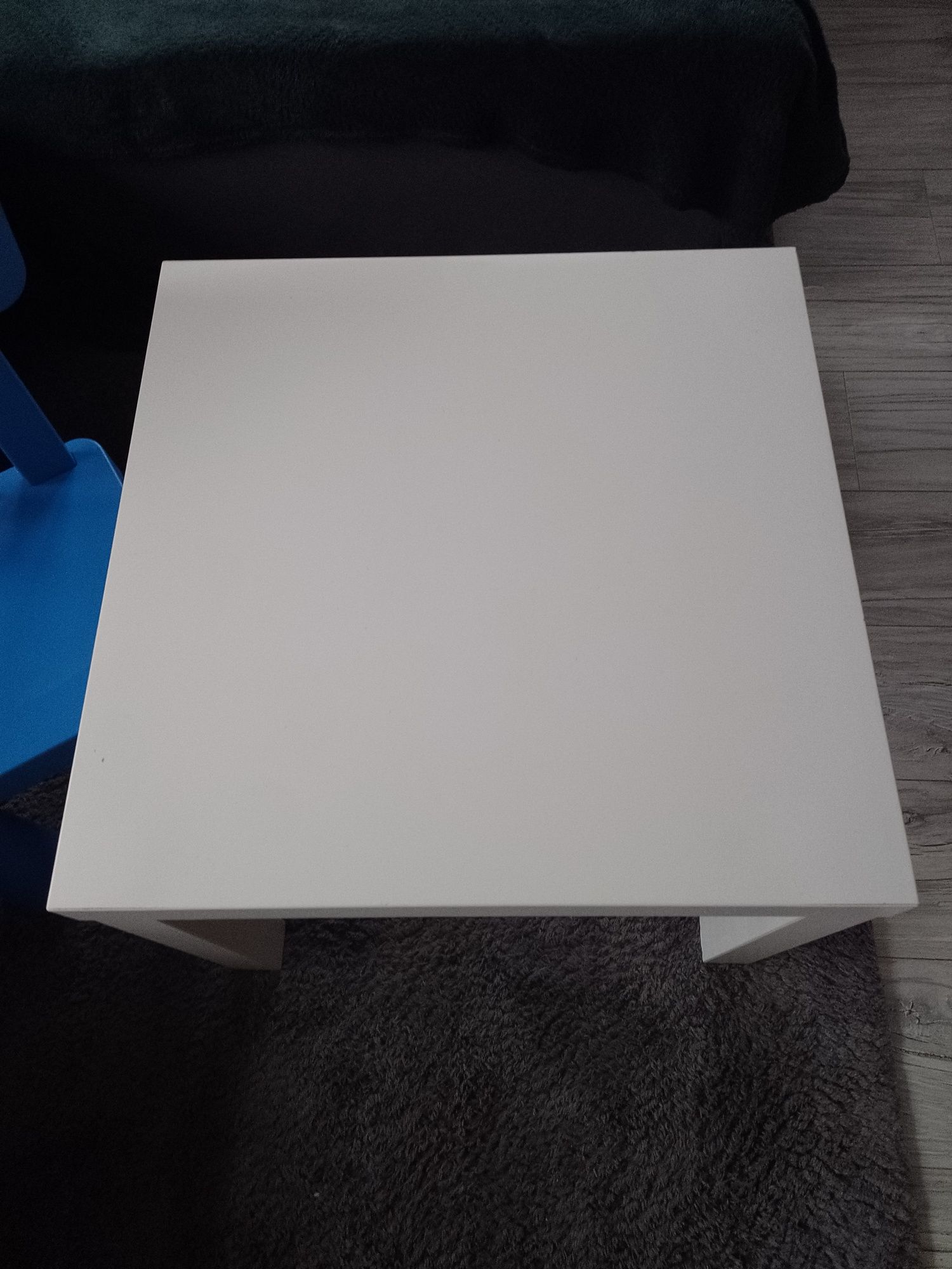 Zestaw Mammut Ikea stół drewniany i krzesełko plastikowe