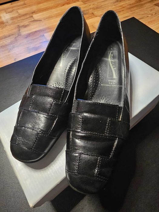 Mokasyny, półbuty, Medicus, r.6,5, skóra