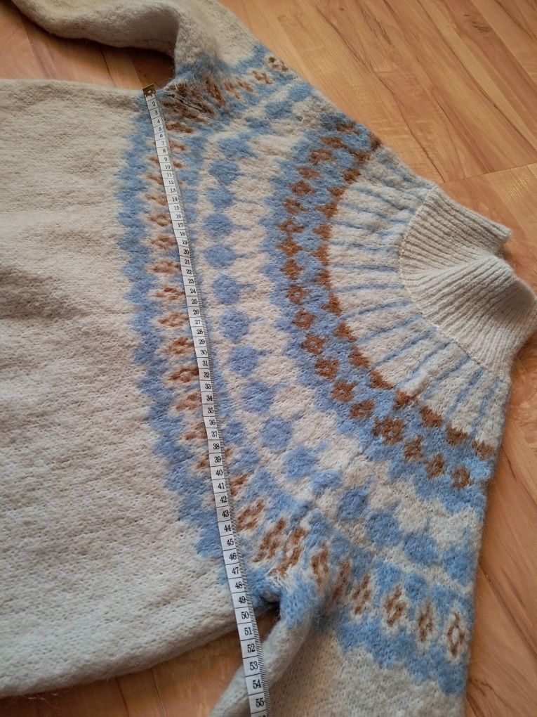 Sweter z golfem YAS wełna I alpaka