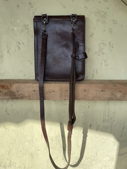 Mapnik Wojskowy skórzany lwp oryginalny torba oficerska raportowka wp