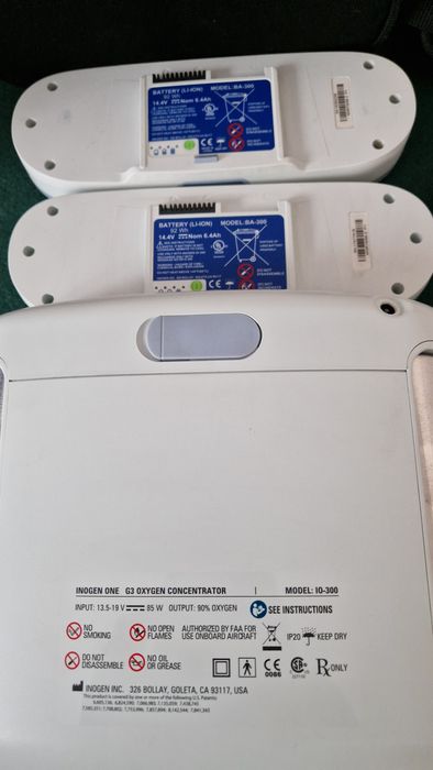 Przenośny koncentrator tlenu Inogen One G3 +2 bat