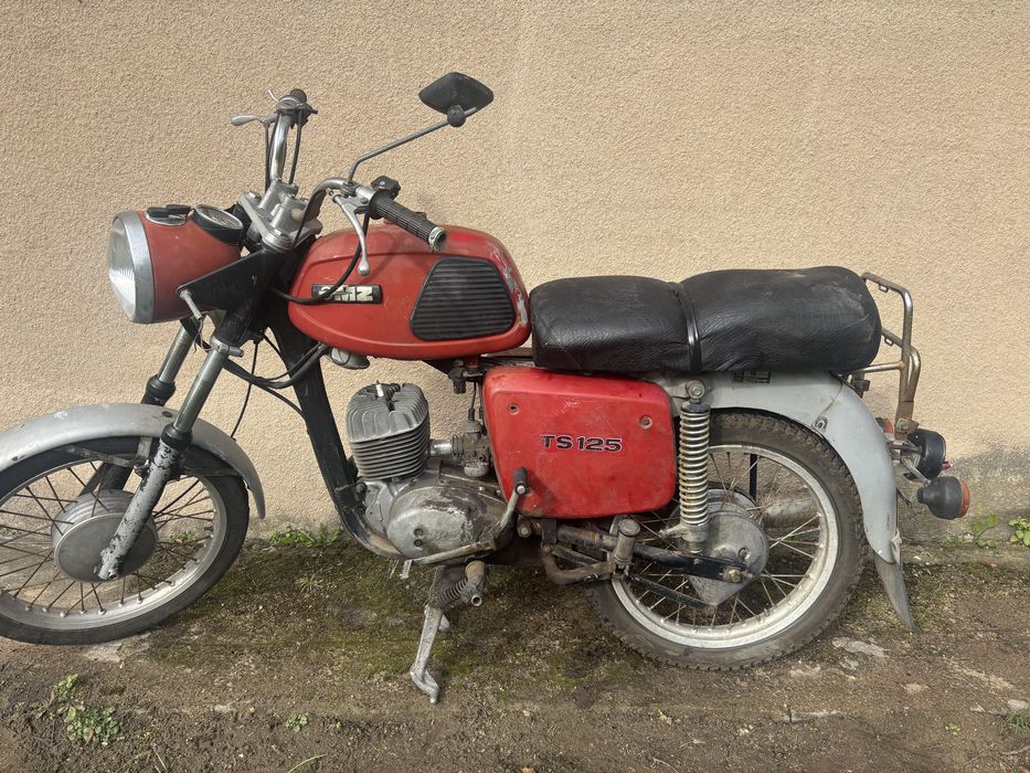 MZ TS 125 czerwona