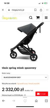 Wozek spacerowy Thule +wkładka