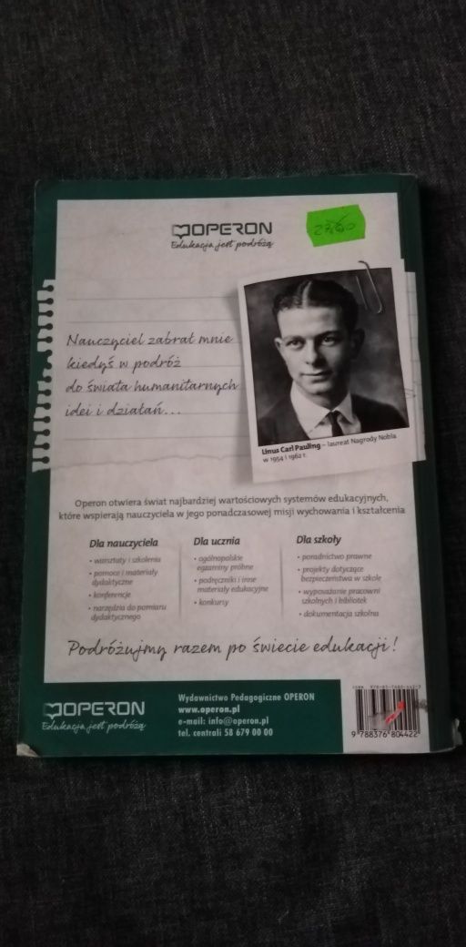 Ciekawi świata Operon Edukacja dla bezpieczeństwa, szkoła ponadgimn.