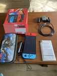 Nintendo Switch OLED wraz z folia zabezpieczajaca na wyswietlaczu