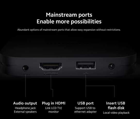 Смарт приставка Xiaomi Smart TV Box S Global (2nd Gen) андроид version