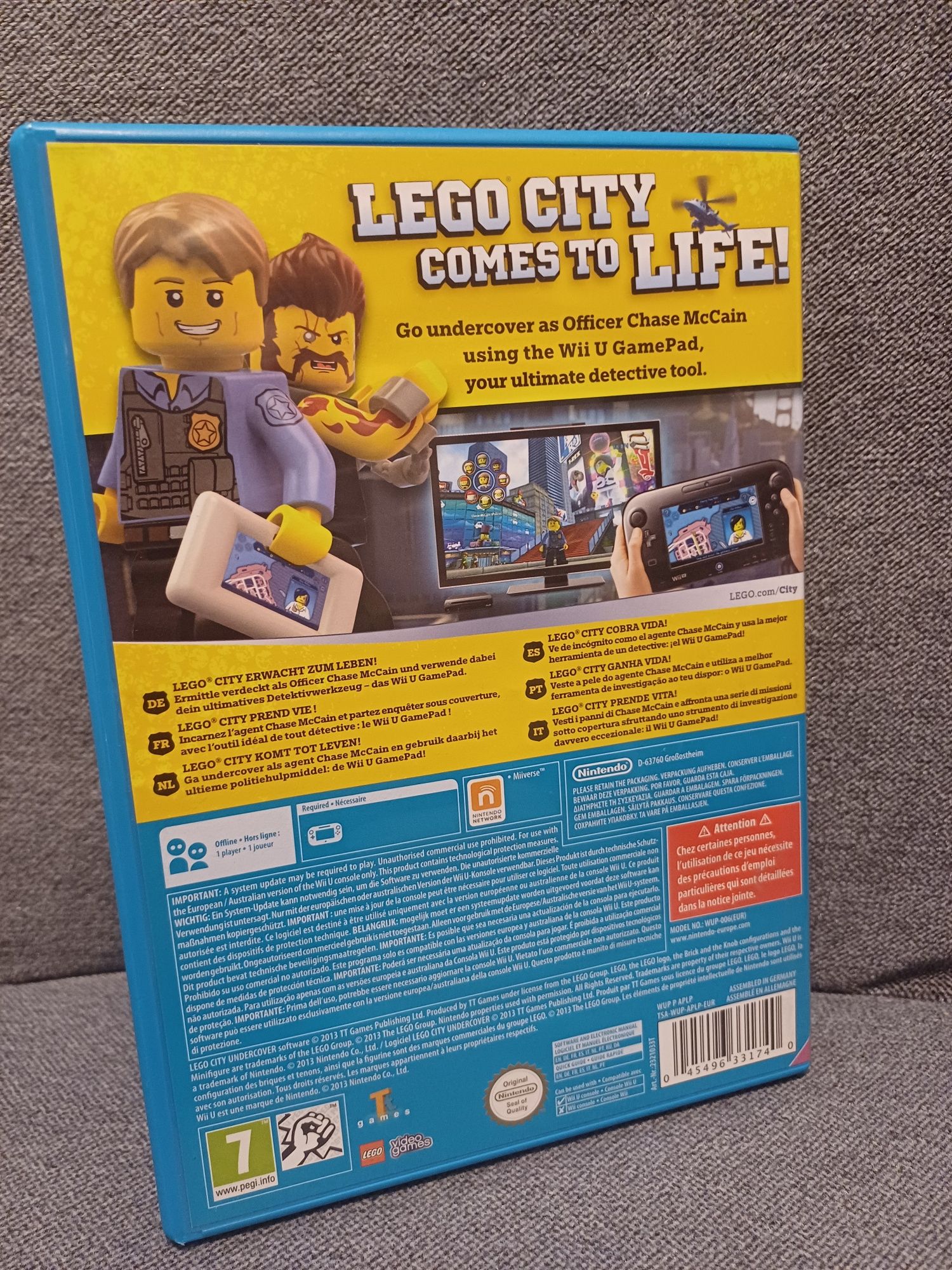 Lego City Undercover Nintendo WiiU angielska super stan