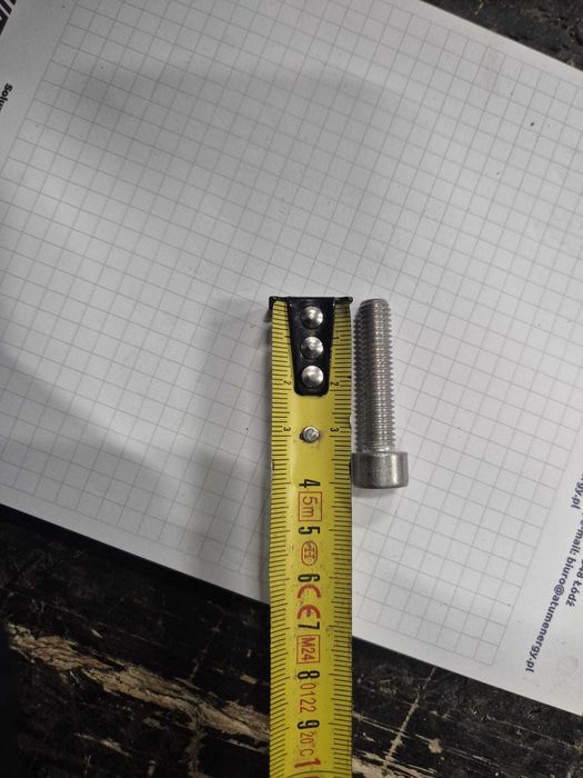 Śruba imbusowa 100szt M12x30 M8x40 M8x35 z nakrętkami