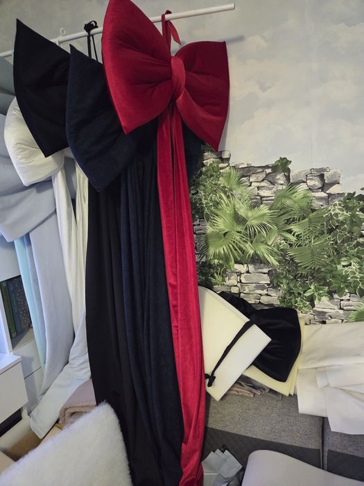 Dekoracyjne kokardy na choinkę