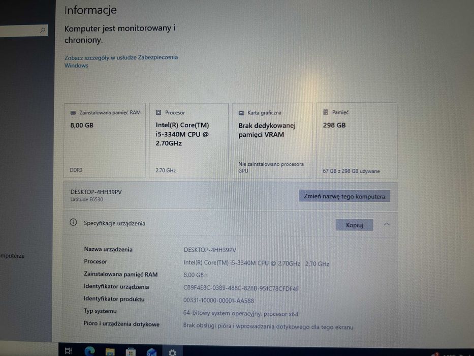 Laptop Dell Latitude E6530 + GRATIS