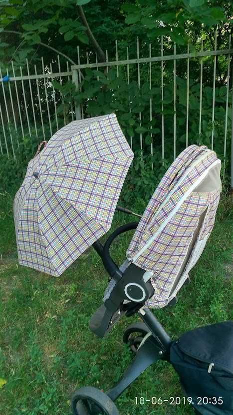 Зимний Летний +зонт текстиль Stokke Xplory Crusi Trailz kit