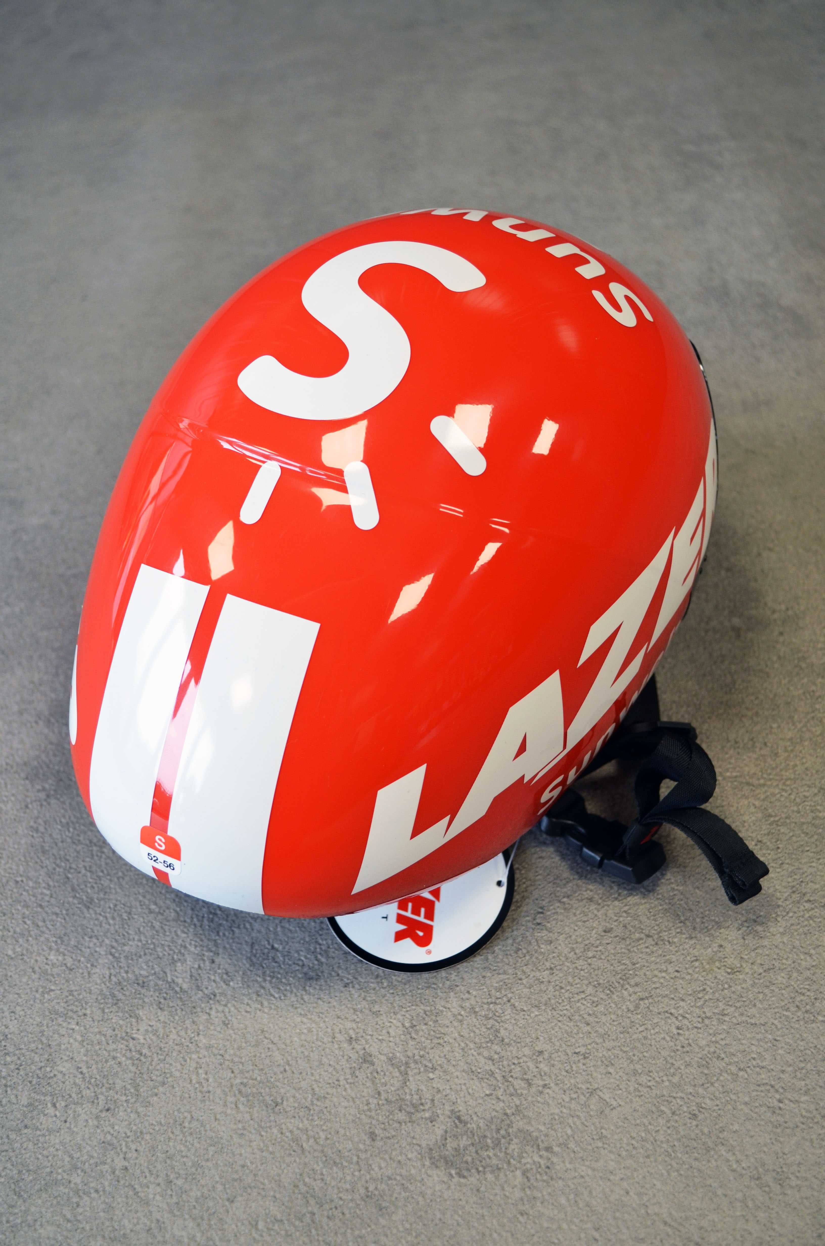 Kask LAZER VICTOR sunweb czerwony