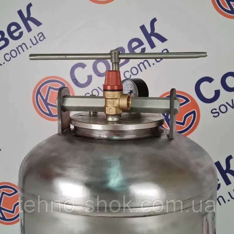 Автоклав на 24 банки Нержавейка ЛАН "СОВЕК" Гвинтвоий (8 16 32 40 б)