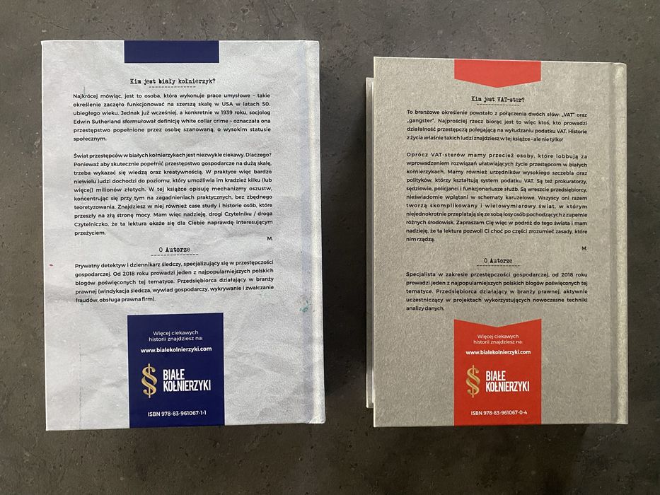 Zestaw książek „Jak kraść VAT” + „Jak kraść w białym kołnierzyku” - BK