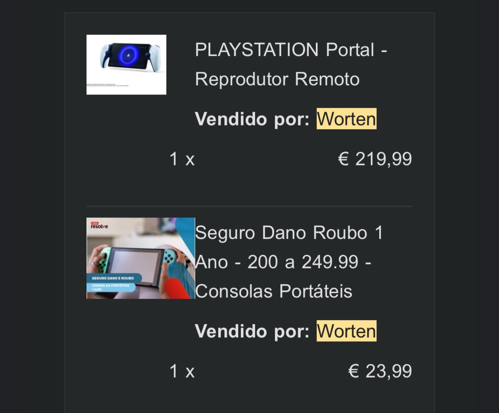 PS Portal + caixa