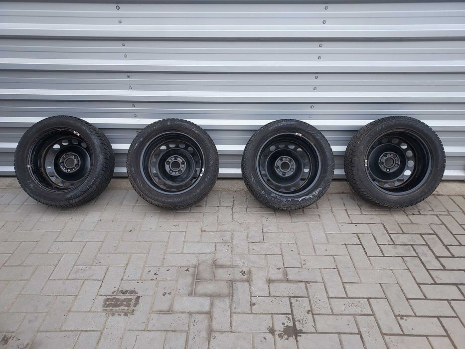 Felgi Koła Opony 205/55R16 Dunlop winter sport 4D Zimowe Vw