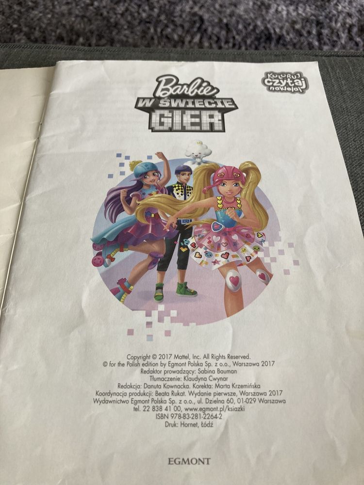 Książka Barbie w świecie gier