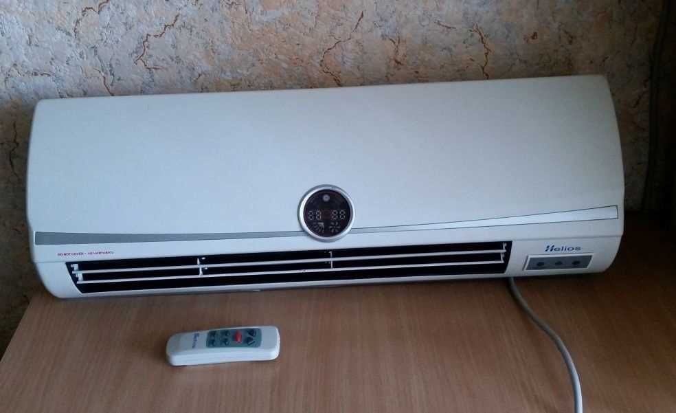 Обогреватель керамический 2000W электро. Настенный тепловентилятор