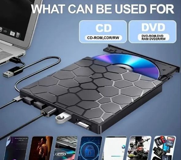 Внешний CD привод + картридер