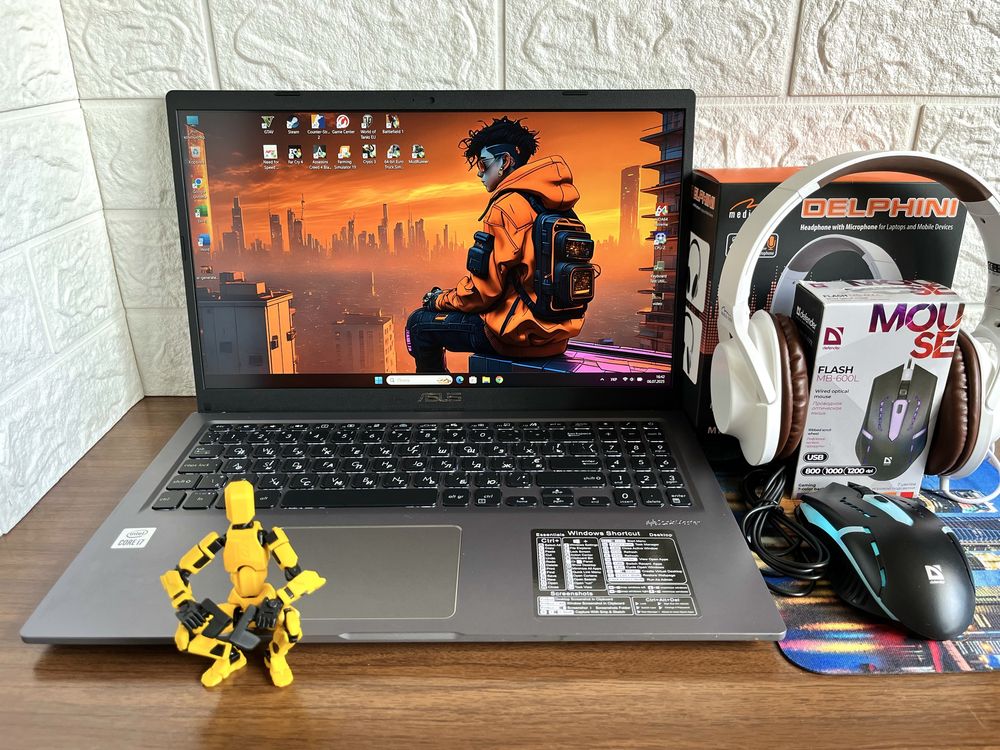 Мощный Asus + топовый Core i7 + IPS + девайсы + игры (есть видео)