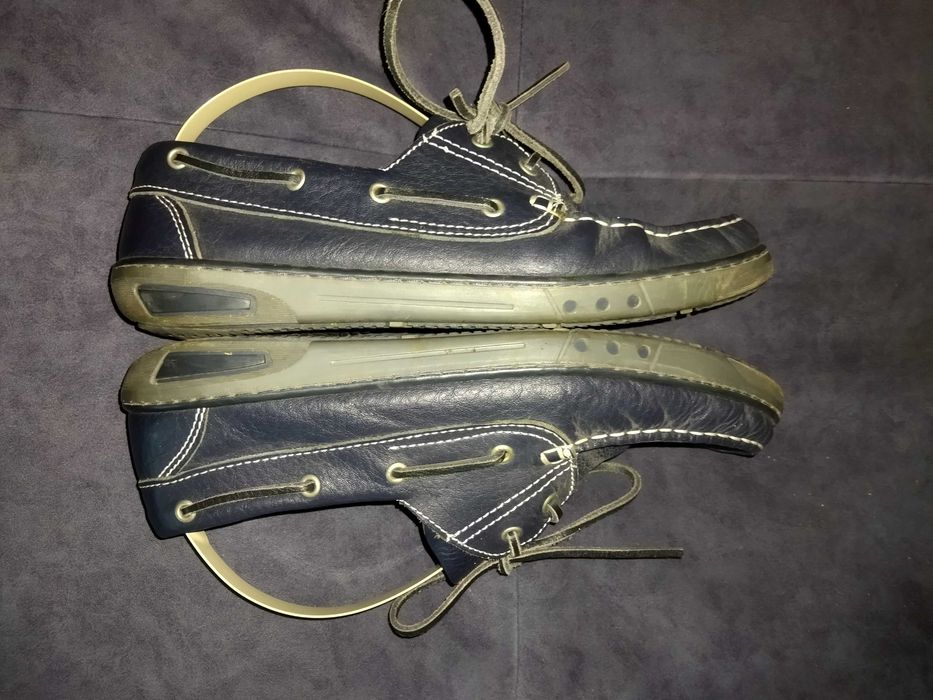 Мокасини  сліпери туфлі  Clarks Bratton Boat  р.40  темно-сині