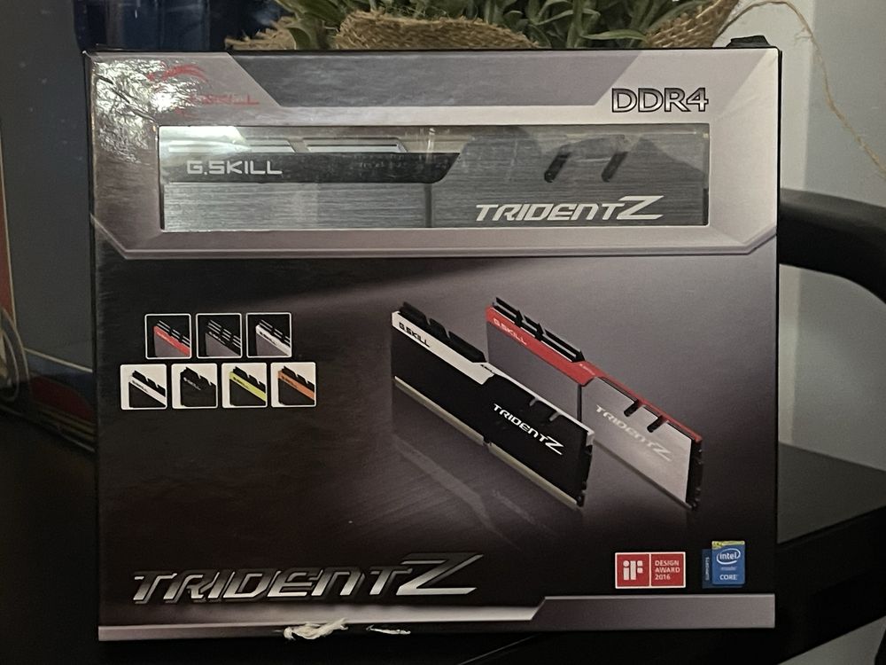 DDR4, G.skill Trident Z 2X8GB 3200Mhz CL 16