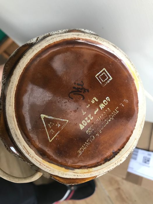 lampa stołowa Mirostowice LS-7 , prl