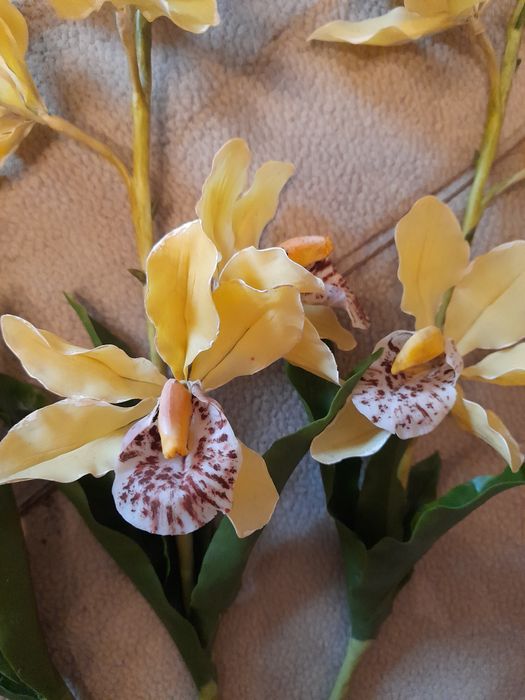 ,Реалистичные,неуведающие цветы ручной работы из холодного фарфора