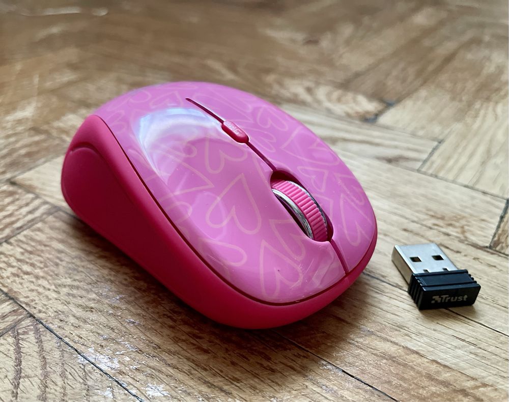 Миша Trust Yvi FX Wireless Pink Мишка Компьютерная