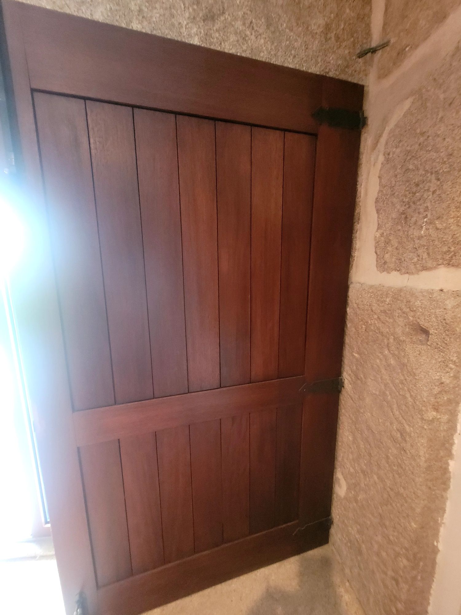 Portas madeira maciça