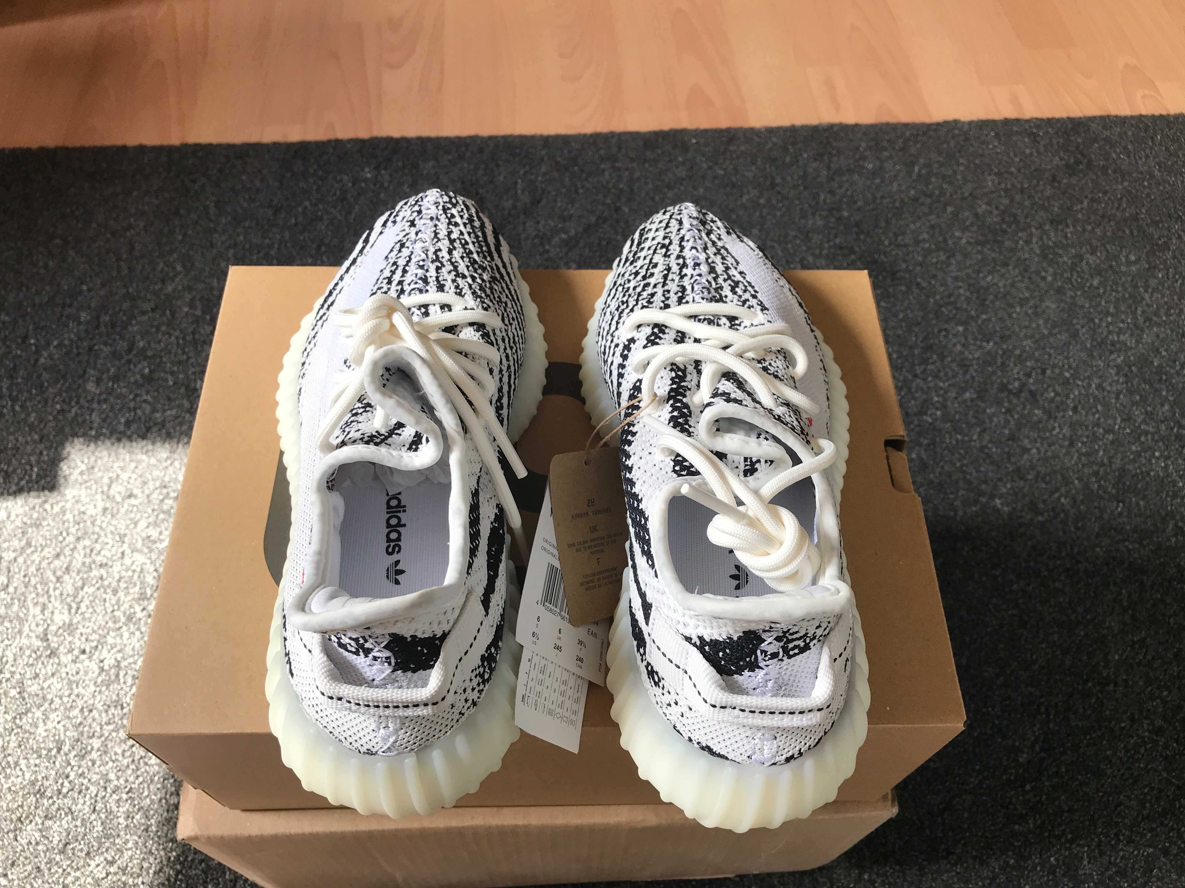 NOWE Adidas Yeezy Boost 350 V2 Zebra r.39 1/3 (6,5 US)