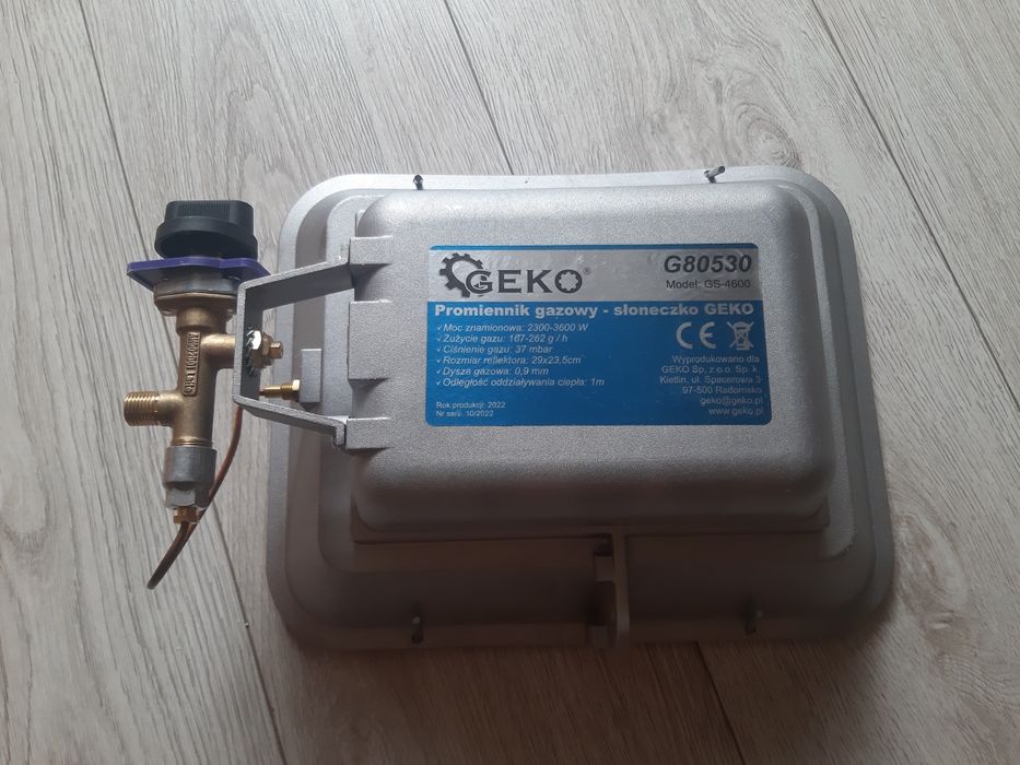 Promiennik gazowy słoneczko na butlę gazową GEKO G80530.