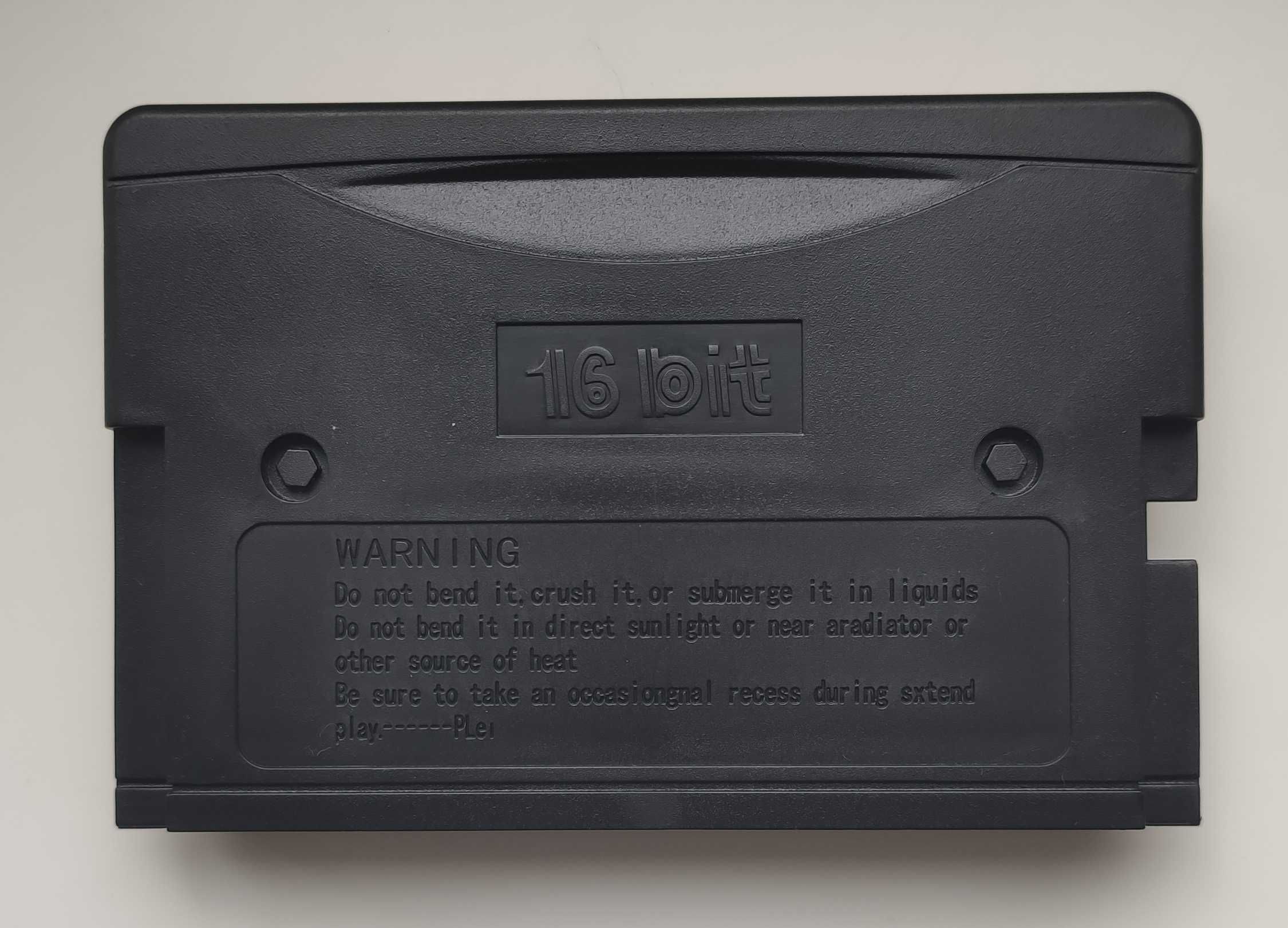 Два картриджа для Sega Mega Drive 2