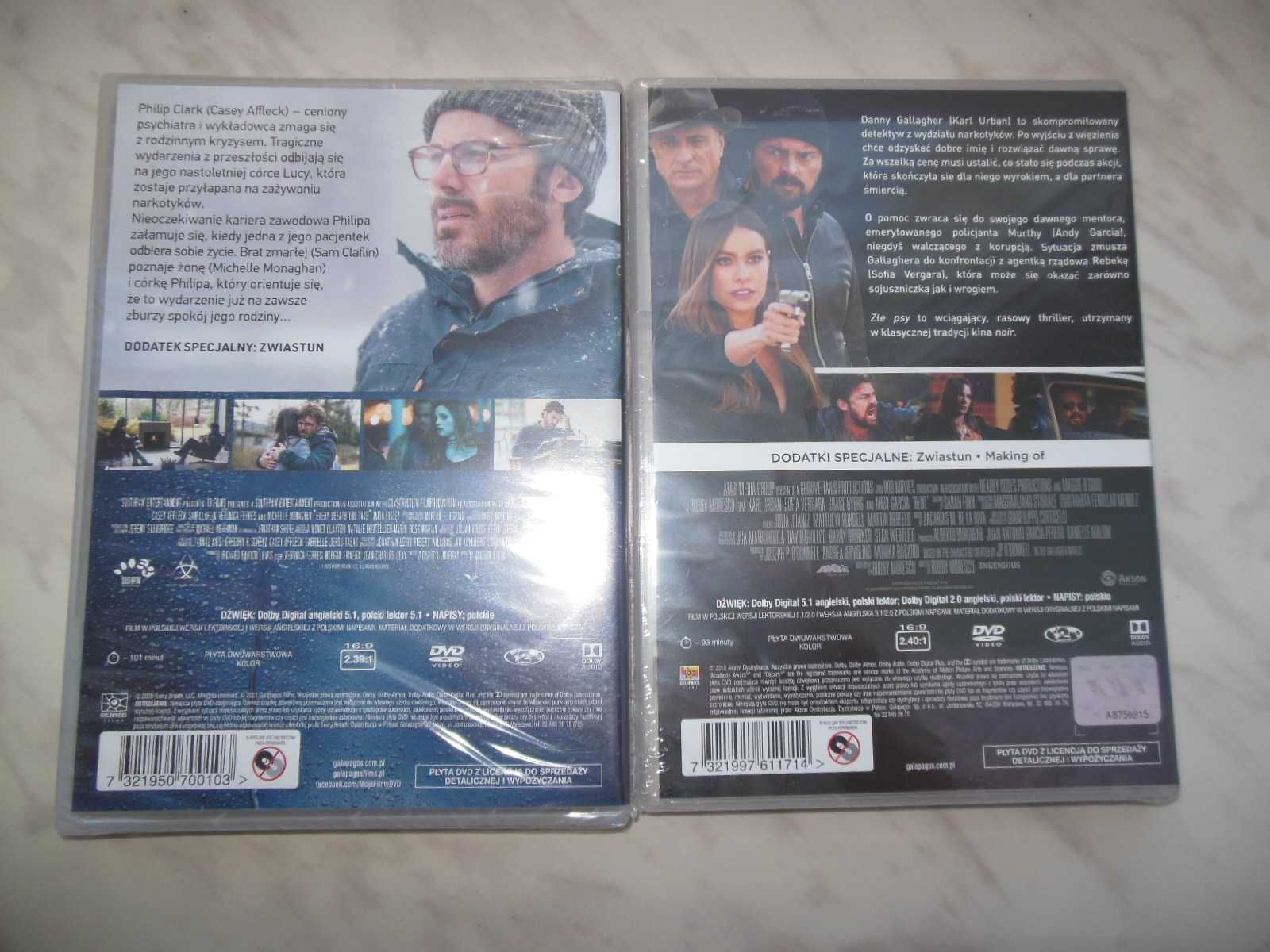 film na dvd: Każdy twój oddech, Złe psy