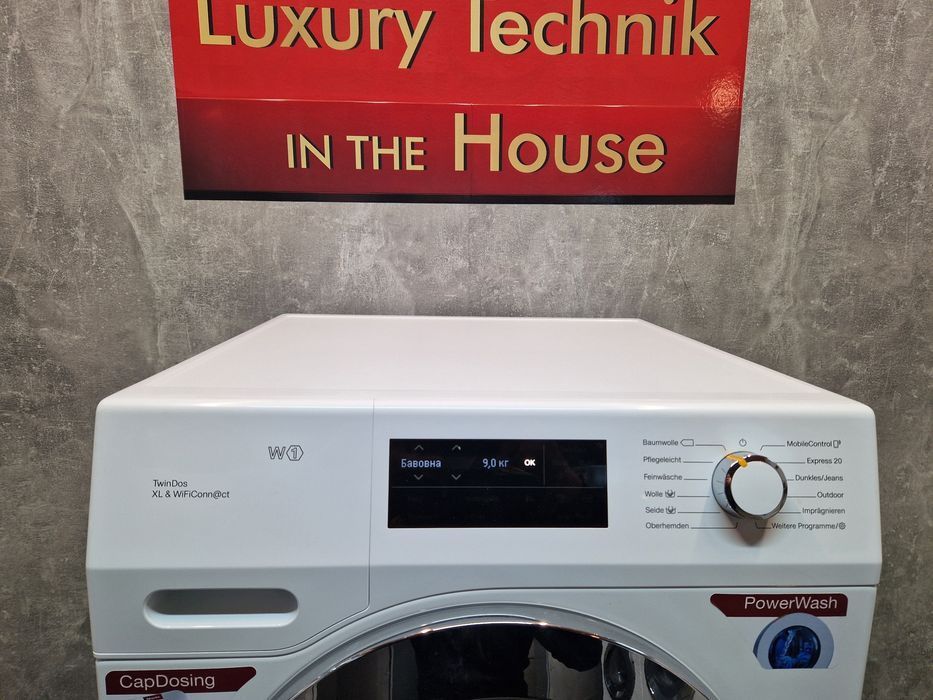 Топова пральна машина  Miele WCI 670 на 9kg укр.мова супер стан