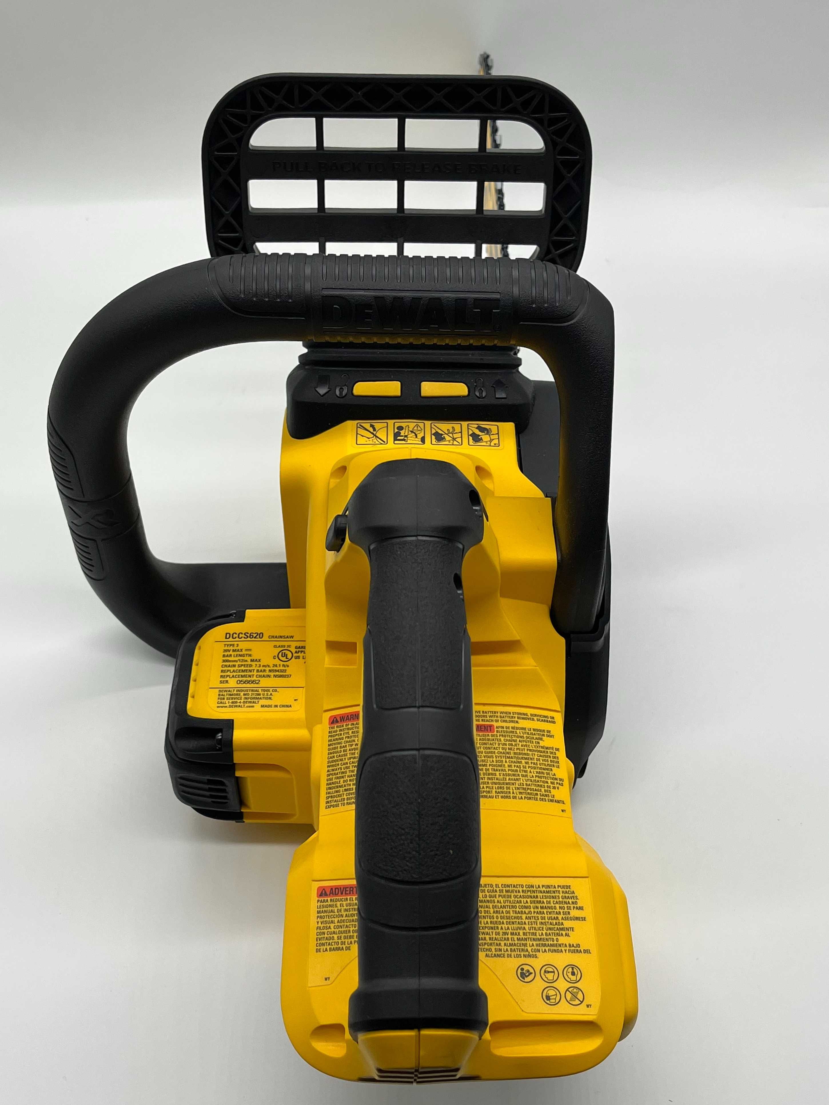 Бесщеточная аккумуляторная цепная пила DEWALT DCCS620B 20V MAX/