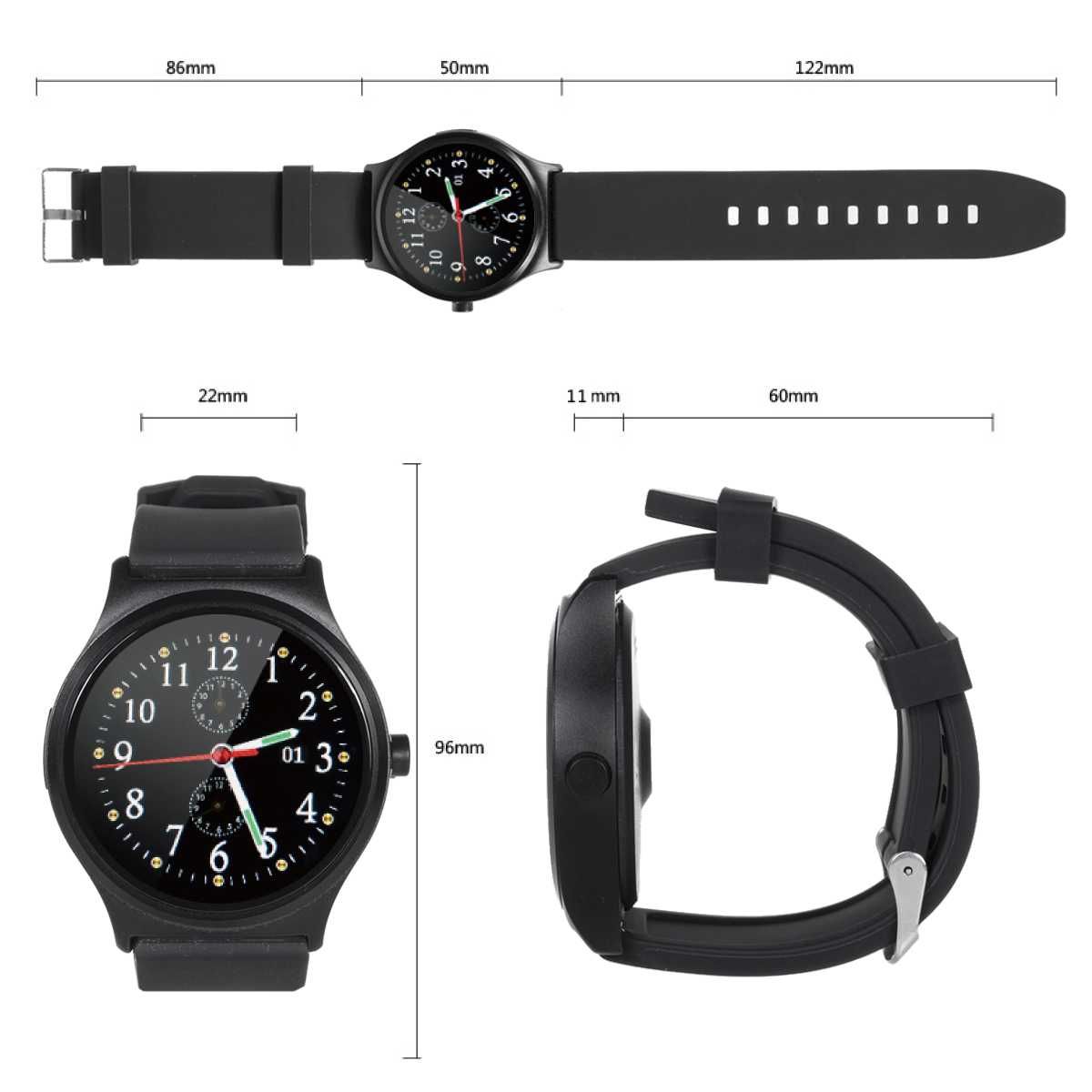 Smartwatch zegarek krokomierz monitoring snu alarm NanoRS RS100