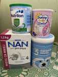 Суміш дитяча Nutrilon 2, Sunny baby 2, Opvolg melk 3, NAN opti pro 4+