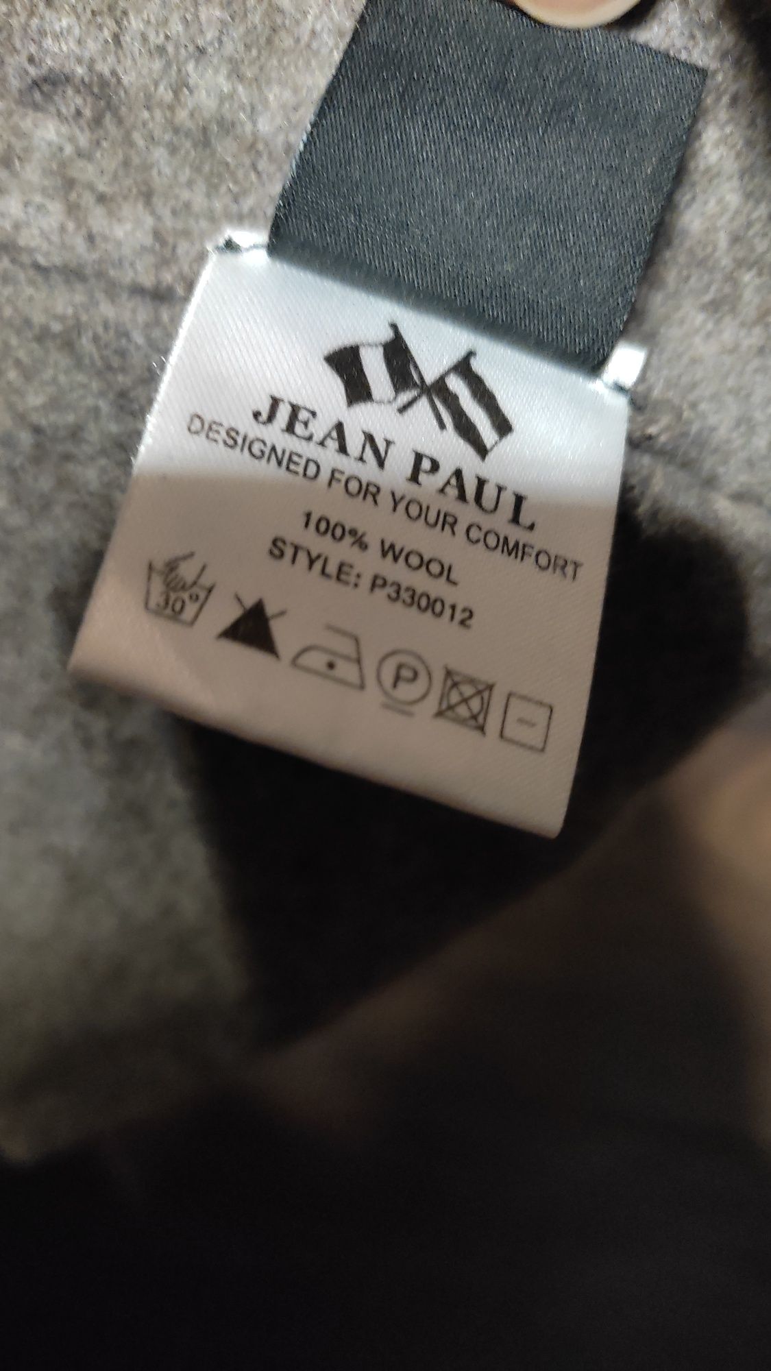 Sweter Jean Paul, 100% wełna, rozm. M, bdb stan, pasuje na S, XS