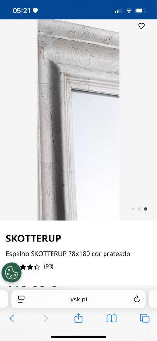 Vendo espelho como novo 78x1.80