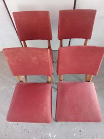 Krzesła krzesło PRL vintage tapicerowane rzadko spotykany model